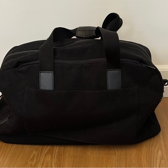 AWAY WEEKENDER DUFFLE BLACK CANVAS W/STRAP - Picture 1 of 7